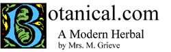 Botanical.com - A Modern Herbal, door Mrs. M. Grieve